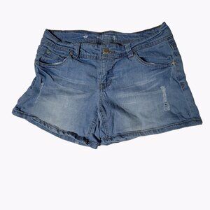 Celebrity Pink Jean Shorts Womens Size 7 Low Rise Medium Wash Denim